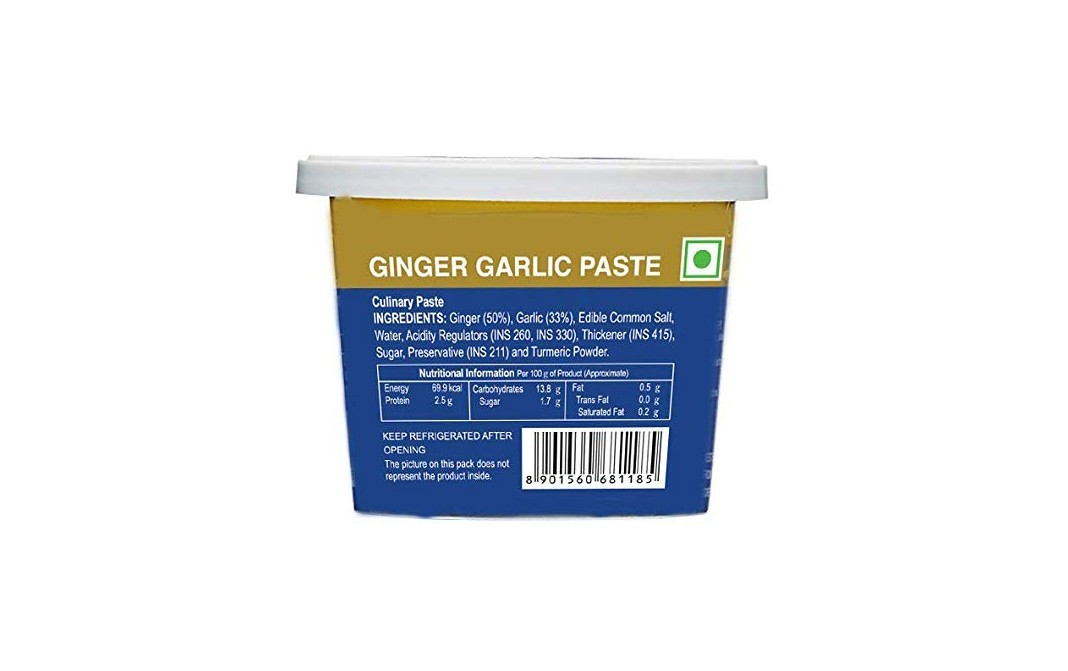 Nilon's Ginger Garlic Paste    Tub  300 grams
